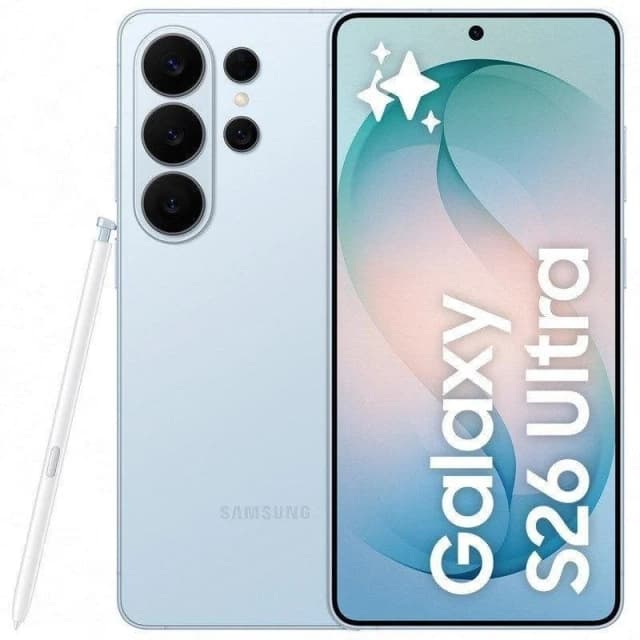 Detalle de Samsung Galaxy S26 Ultra 5G 1 TB azul cielo