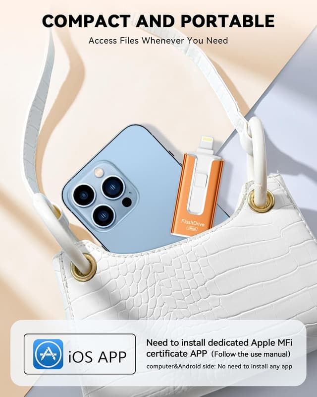 Thumbnail 6 de SUDEHO MFi USB stick 256GB for iPhone