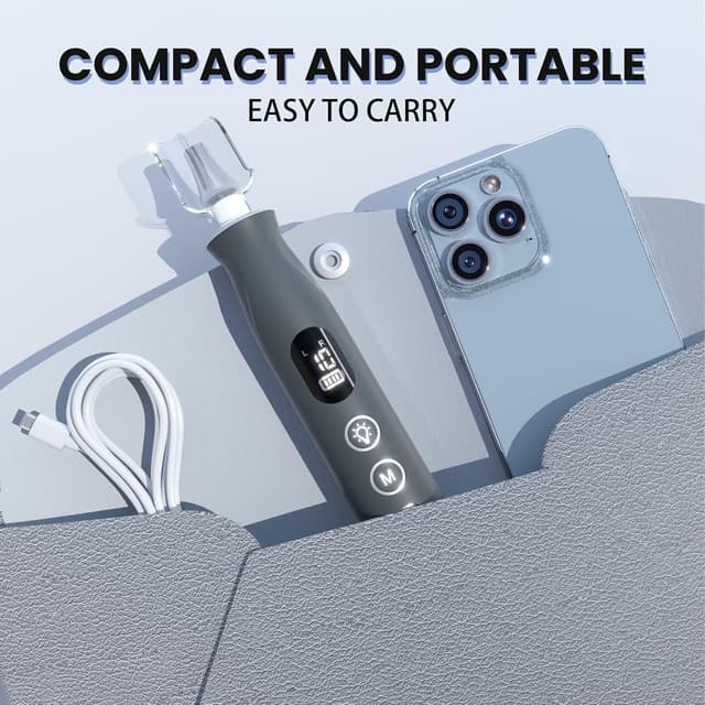 Thumbnail 6 de Cordless Electric Nail Drill 12 in 1 Kit Grey