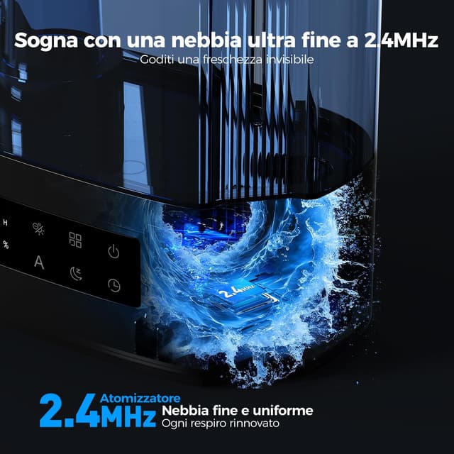 Thumbnail 5 de AROEVE Umidificatore Ambiente 6L 🌫