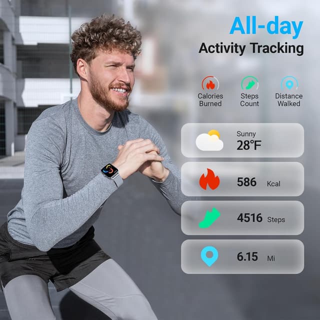 Detalle 2 de Smart Watch 1.85" HD Screen with SpO2