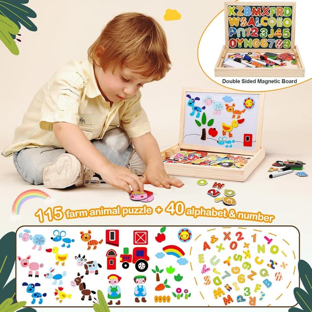 Thumbnail 1 de Uping Puzzle magnetico per bambini 2–4 anni 🧩