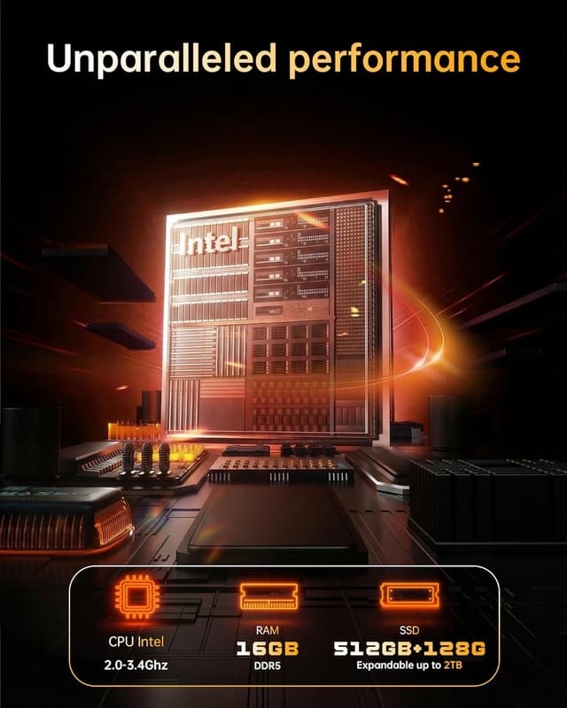 Detalle 2 de Jumper Laptop 17,6 Zoll Celeron mit Office 365