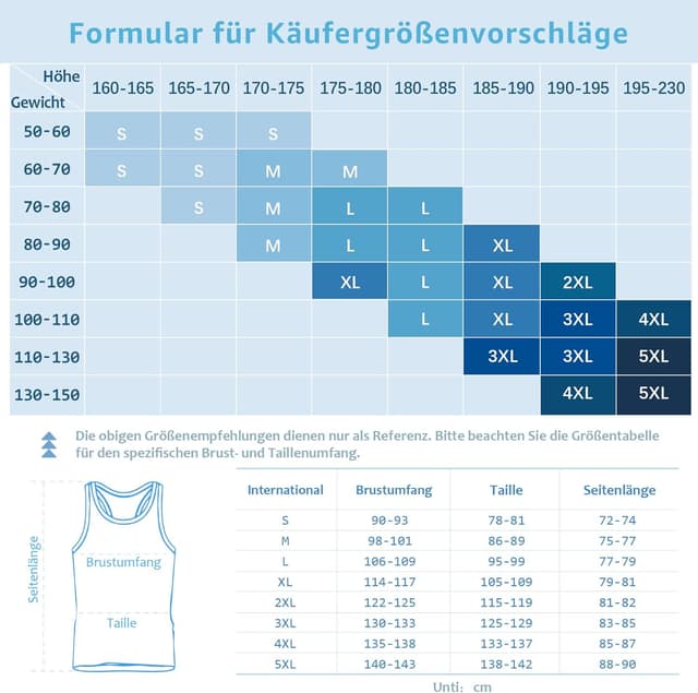 Thumbnail 4 de Falechay Unterhemd Herren Tank Top 5er Pack