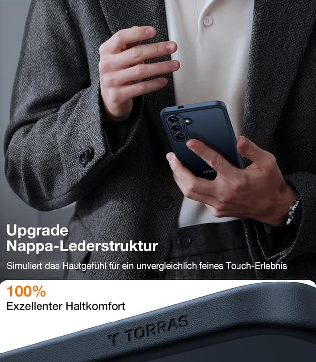 Thumbnail 6 de TORRAS Galaxy S25 Hülle Schutzhülle 360° Schutz