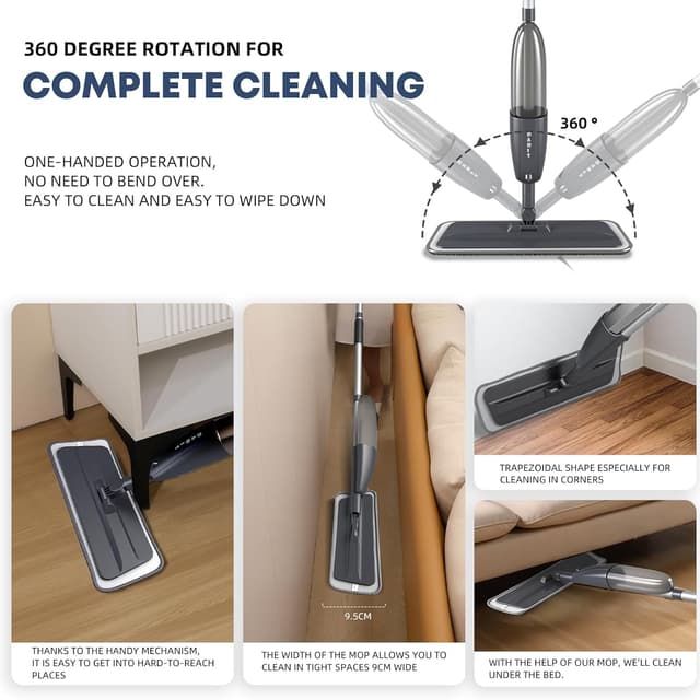 Thumbnail 5 de Microfibre Spray Mop with 360° Rotating Head