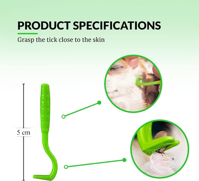 Thumbnail 6 de MYDAISY Zeckenzange 5er Set für Haustiere 🐾