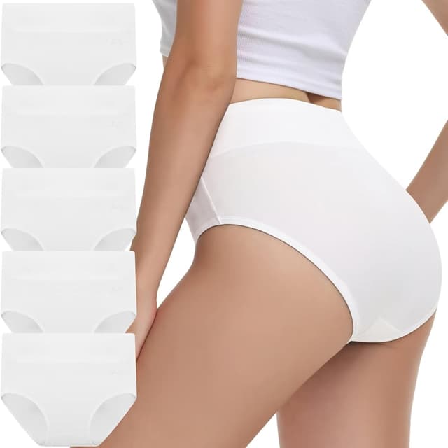 Thumbnail 6 de IceReco cotton high-waisted knickers for women (multipack of 5) – full briefs with label-free comfort