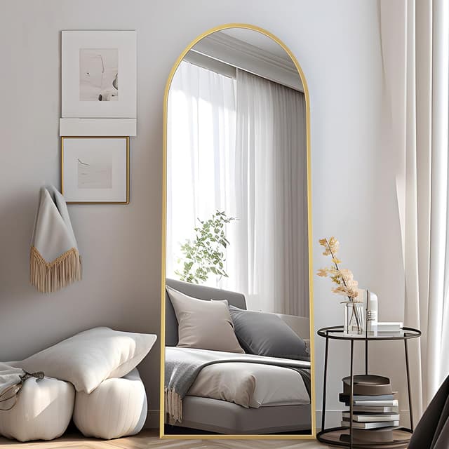 Detalle de COFENY Arch Full Length Mirror 150x40 Gold
