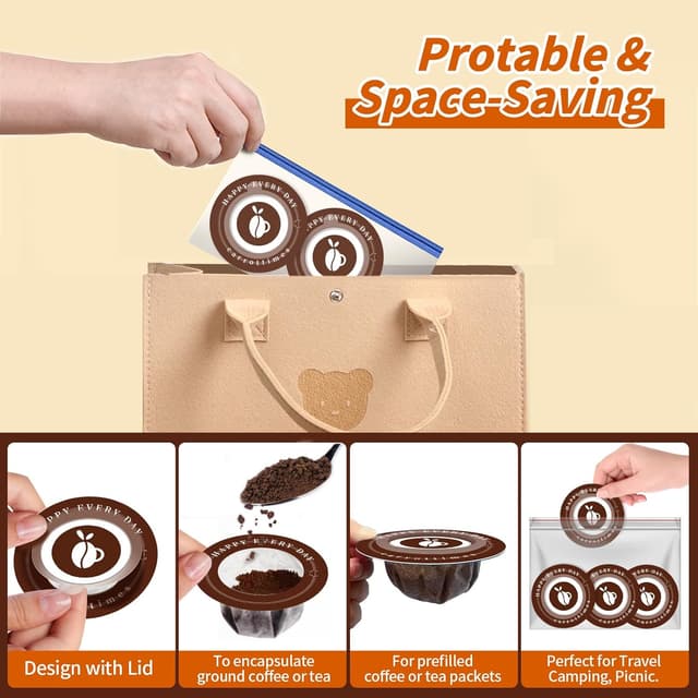 Thumbnail 3 de Carrottimes Filtros Café Goteo 50 Uds. Portátil y Desechable