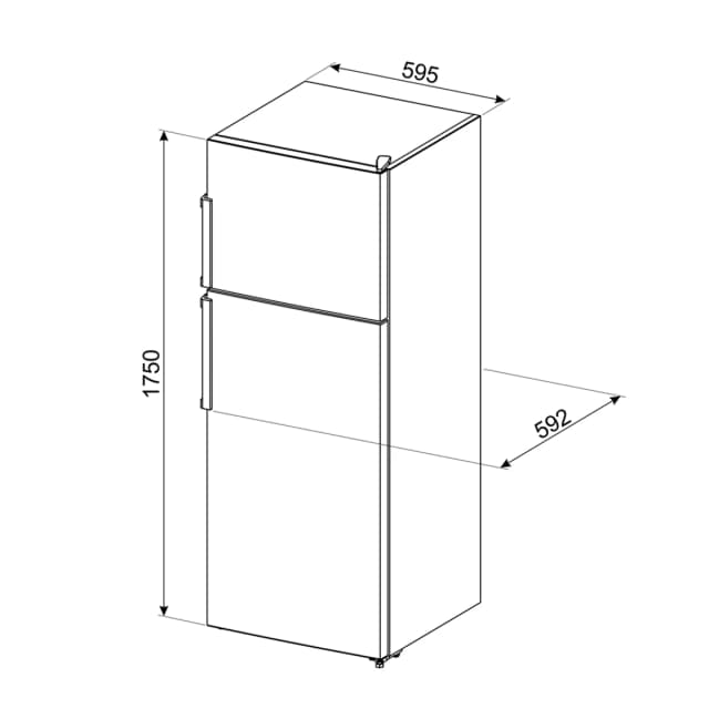 Thumbnail 1 de Smeg FD32E frigorífico 306 litros frío estático