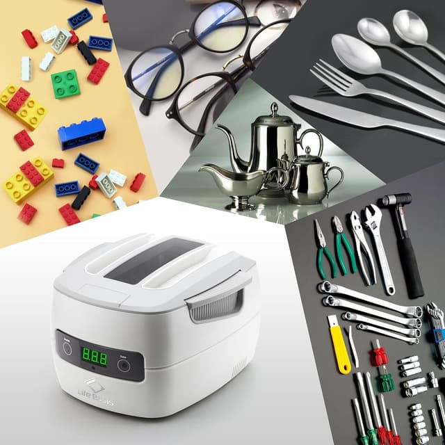 Thumbnail 4 de LifeBasis Nettoyeur à Ultrasons 1400ML