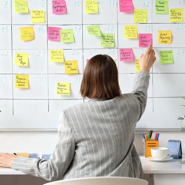 Detalle de 16 Blöcke Haftnotizen 76 x 76 mm – 1.600 bunte Klebezettel zum Beschriften, selbstklebend