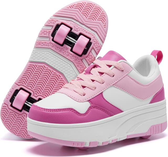 Thumbnail 6 de ANEFUN Rollschuhe mit 4 Rollen für Kinder (abnehmbare Räder) – Skate-Schuhe für Jungen & Mädchen