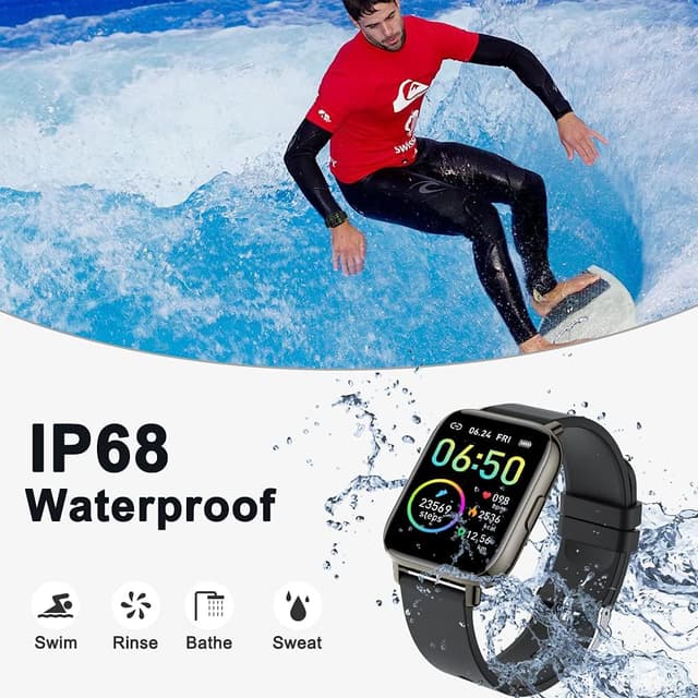 Thumbnail 5 de Smart Watch Fitness Tracker 1.69" touch screen