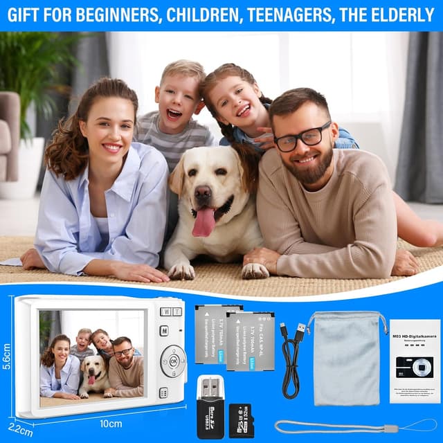 Thumbnail 6 de FAYIBUY Cámara Digital 50MP Blanco