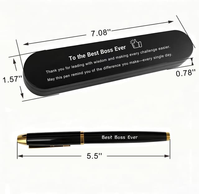 Thumbnail 6 de Iyaone Boss Gift Pen “Best Boss Ever” – thank you leadership corporate gift set