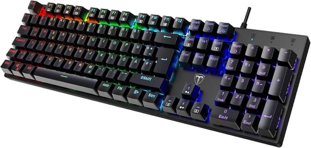 Imagen de RisoPhy Mechanische Gaming-Tastatur 104 Tasten en OfertitasTOP