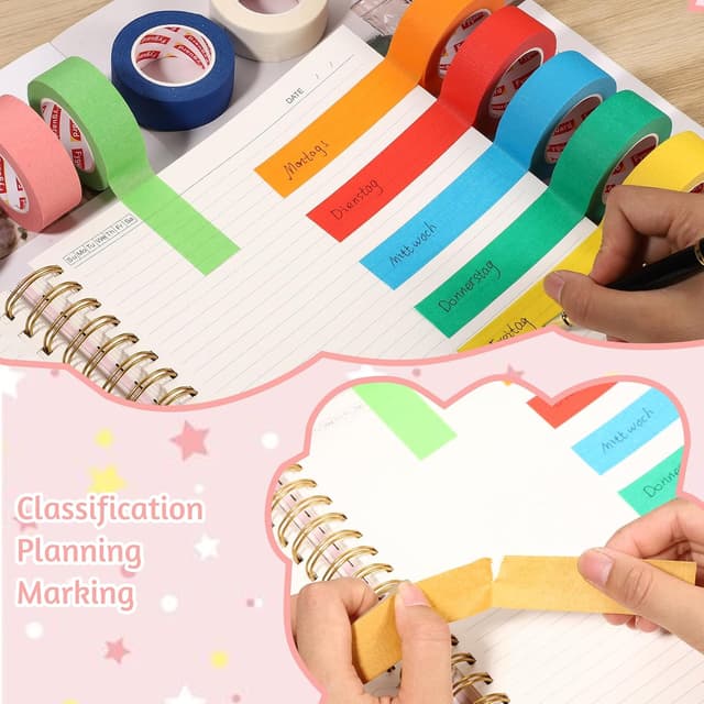 Thumbnail 4 de Fyguard Coloured Masking Tape 12 Rolls