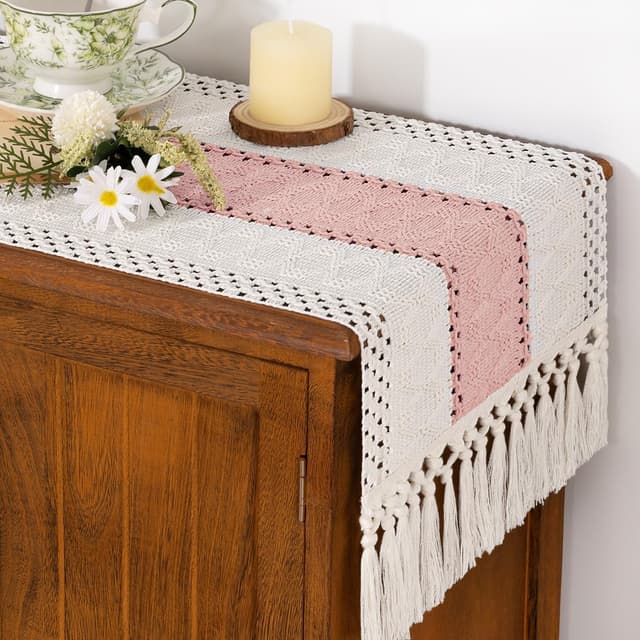 Thumbnail 1 de Socomi Boho Table Runner 12x48 in