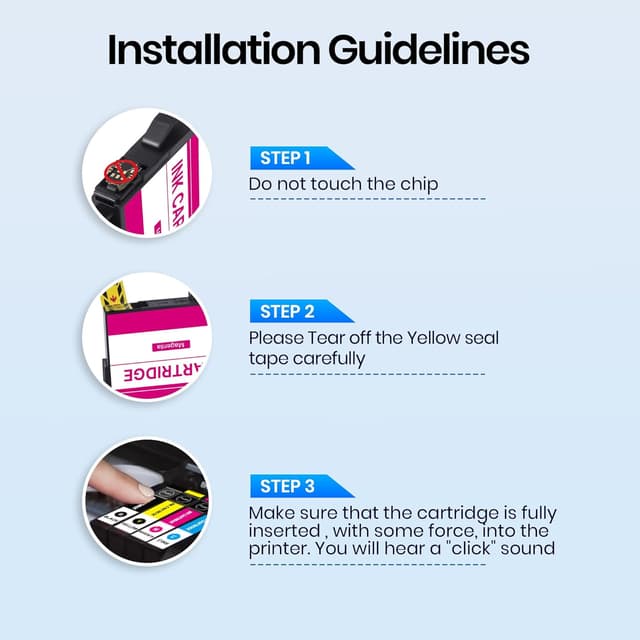 Detalle 2 de Gureef 604XL Ink Cartridges 4-Pack 🖨