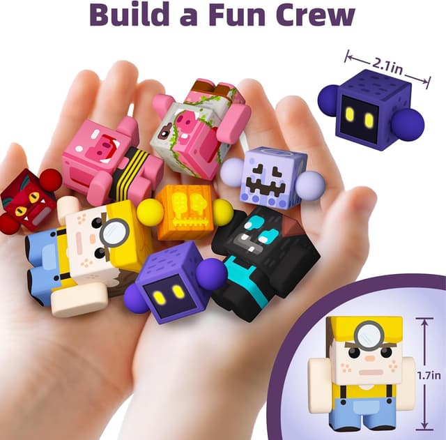 Detalle 2 de GobiDex Colección 8 figuras magnéticas 3 años