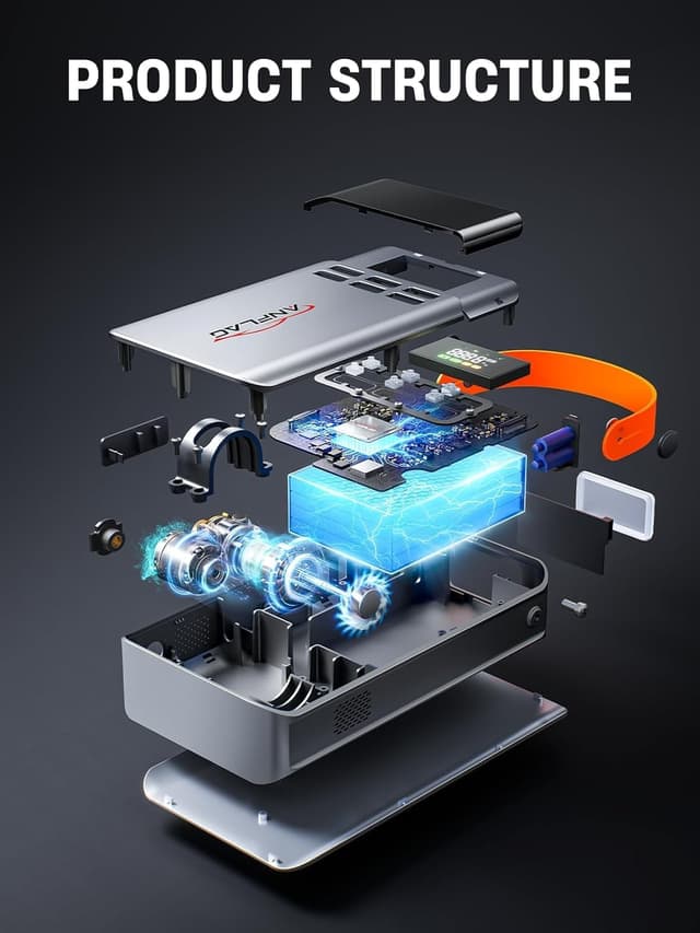 Thumbnail 6 de Car Battery Booster Jump Starter with 150PSI Air Compressor,8-IN-1 5500A Jump Starter Power Pack Portbale(All Gas/12L Diesel/Hybrid),21800mAh Car Starter Power Bank with Jump Leads,Flashlight
Car Battery Booster Jump Starter with 150PSI Air Co…