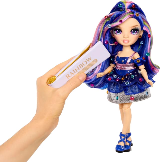 Thumbnail 4 de Rainbow High Be Dazzling – Genevieve Bleue (28 cm) Modepuppe mit Verzierungswerkzeug