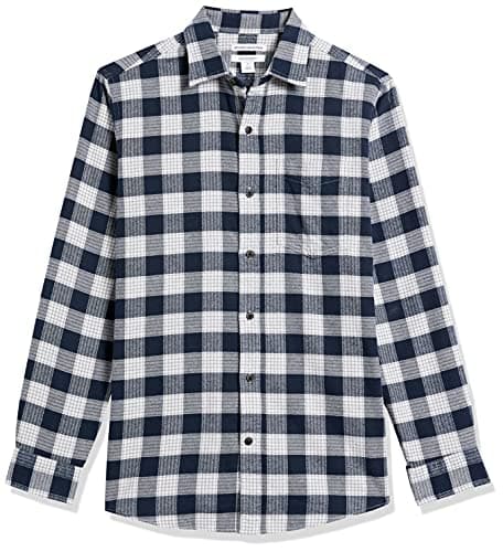 Thumbnail 6 de Amazon Essentials Camisa de franela S azul marino cuadros escoceses