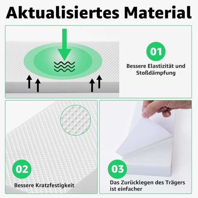 Thumbnail 1 de Garagen Wandschutz 4er-Set Selbstklebend 3 cm Dicke