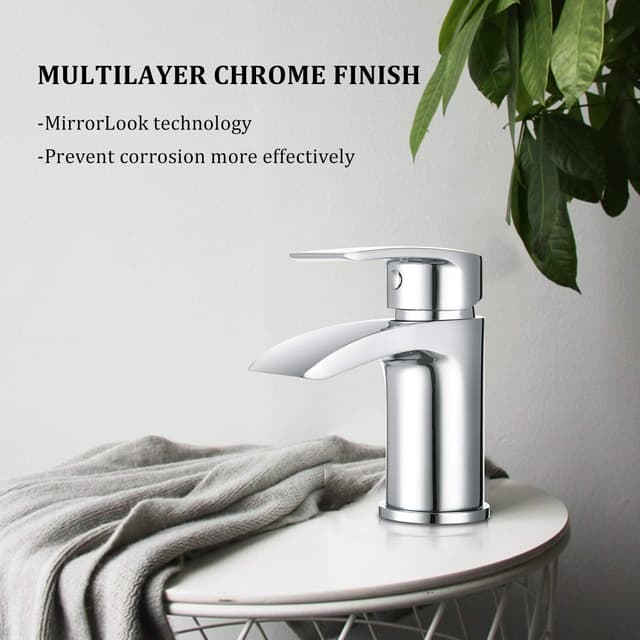 Thumbnail 3 de Funime Basin Tap Mixer Waterfall