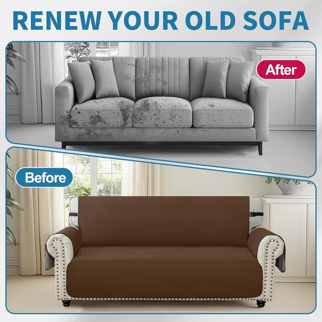 Thumbnail 6 de Ystyle Copridivano 3 Posto Caffè antiscivolo