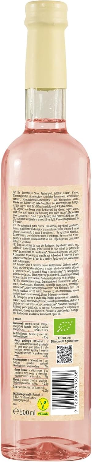 Thumbnail 4 de Höllinger Sciroppo di rosa bio 3x500ml