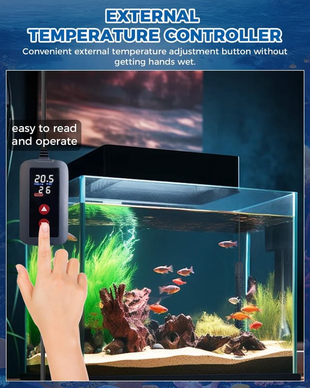 Thumbnail 1 de BrightArk Aquarium Heater 300W digital thermostat 🐟