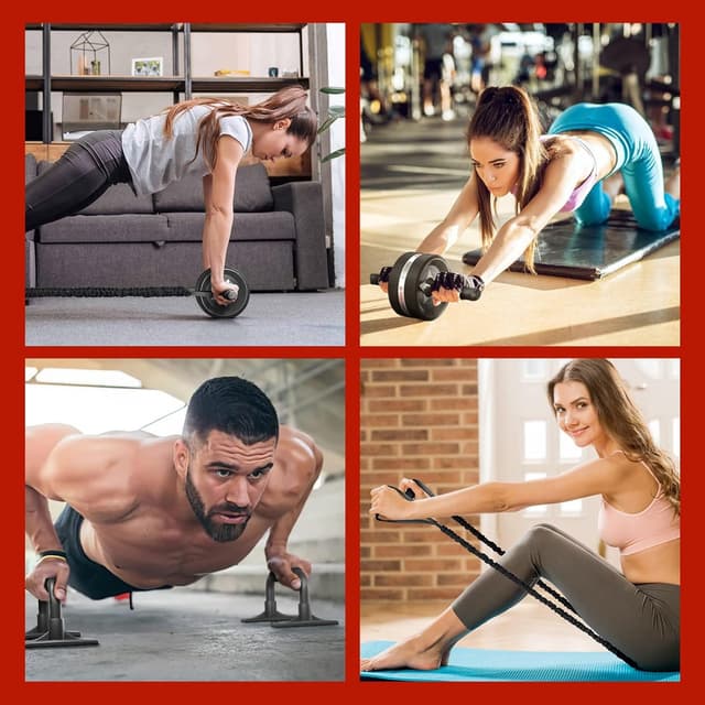 Thumbnail 5 de EnterSports Ab Rollers ab wheel for core training