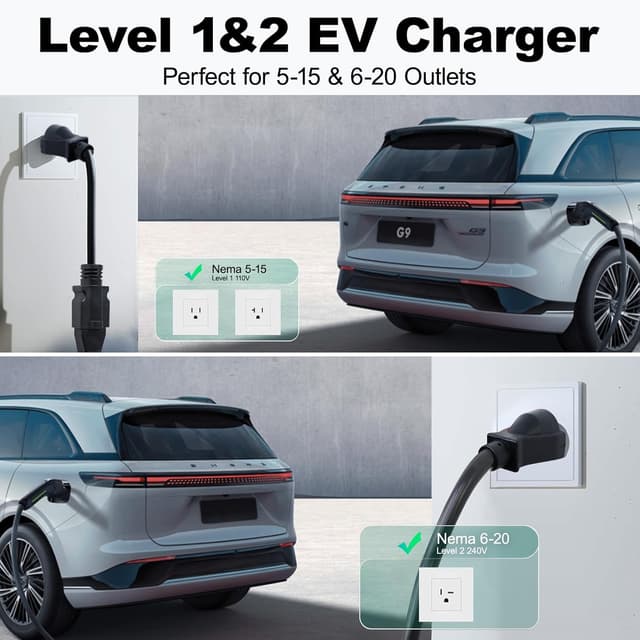 Detalle de VDLPOWERVP Level 1&2 EV Charger 3.5KW