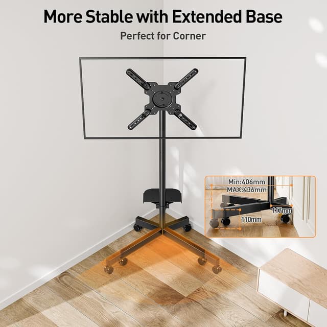 Thumbnail 6 de ELIVED EV2114B TV stand for 23–60 inch, 35 kg