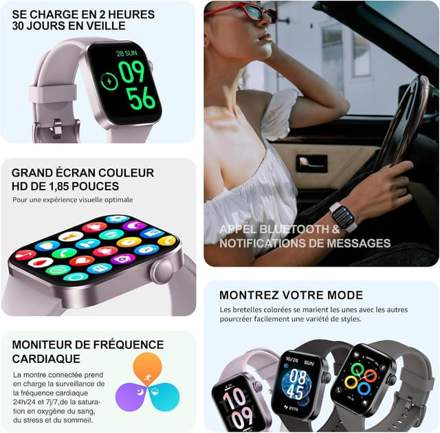 Thumbnail 3 de P2 Montre Connectée 1,85" HD