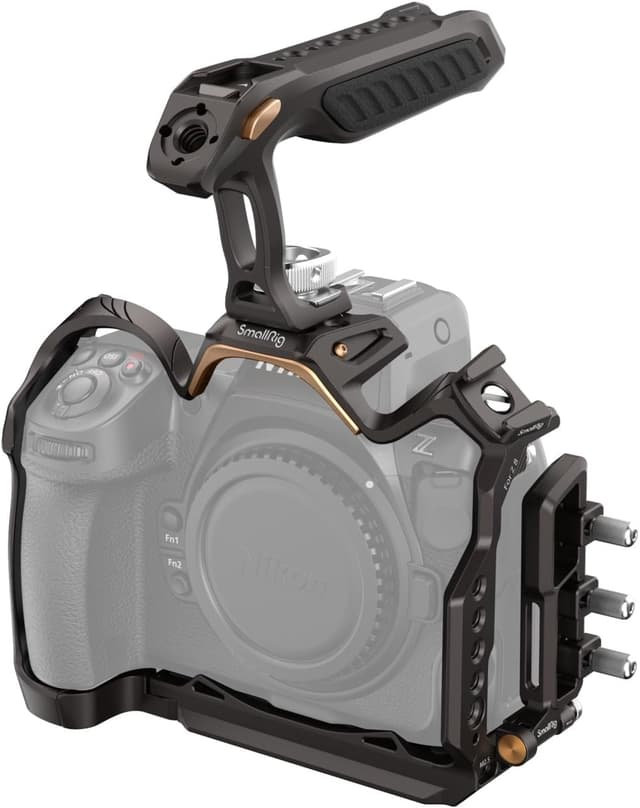 Detalle de SMALLRIG Kit de cage Z8 Night Eagle pour Nikon Z8 (4317) — cage complète en alliage d’aluminium