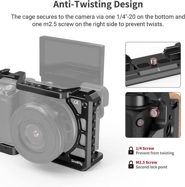 Thumbnail 2 de SMALLRIG Cage 2310 für Sony A6100/A6300/A6400/A6500