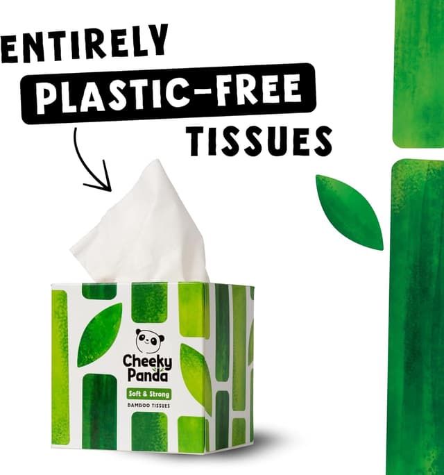 Detalle de The Cheeky Panda Bamboo Tissues 12 Boxes