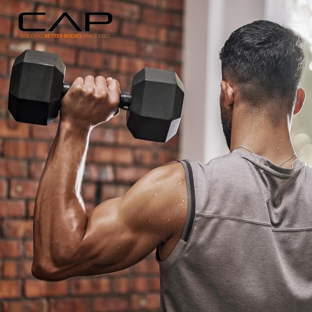 Thumbnail 6 de CAP Barbell 150 lb Hex Dumbbell Set with Rack ๐