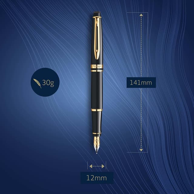 Detalle de Waterman Expert stylo plume noir 23 k