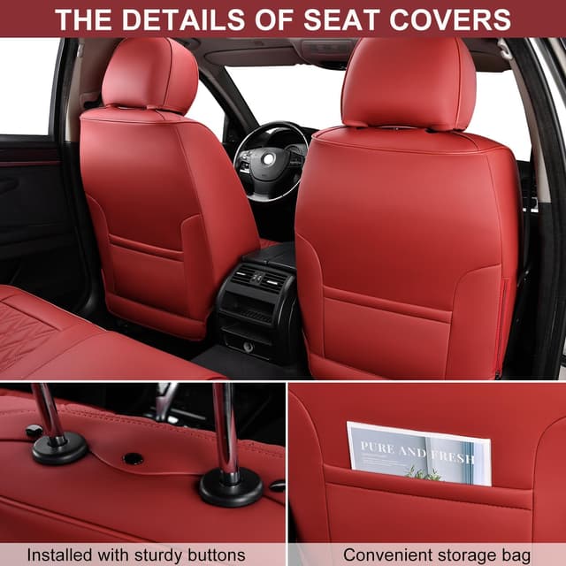 Thumbnail 2 de TINRAIYANG Car Seat Covers Full Set
