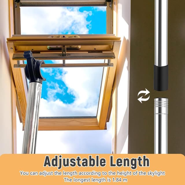 Thumbnail 3 de Window Pole Opener for Velux Skylights 1.84m