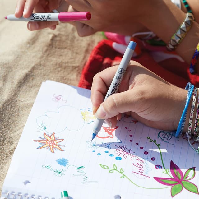 Thumbnail 6 de Sharpie rotuladores permanentes punta ultrafina 12 colores