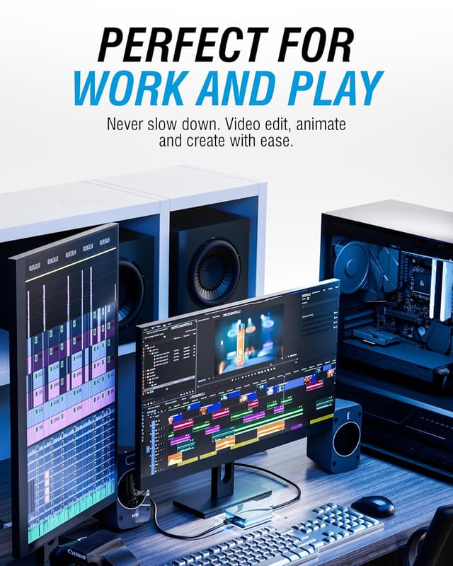 Detalle 2 de SABRENT NT-P10G USB4 to 10GbE adapter 📡