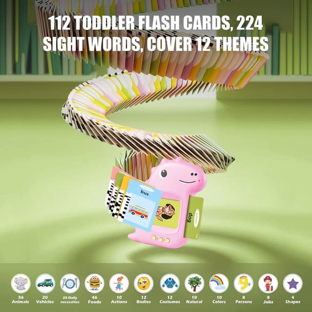 Detalle de Talking Flash Cards 224-word educational toy