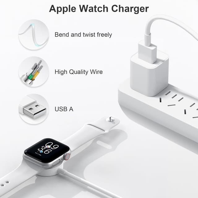 Thumbnail 2 de Magnetic Apple Watch Fast Charger 3.3ft
