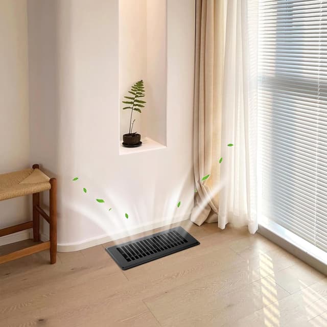 Thumbnail 4 de 4x10 Floor Register Plastic Vent Cover 4x10